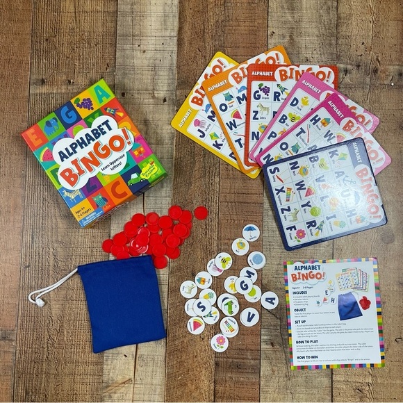 Peaceable Kingdom | Toys | Peaceable Kingdom Alphabet Bingo Letter ...